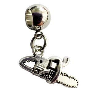 Chainsaw Charm - Chainsaw Saw Construction Tool with Stainless Steel Connector